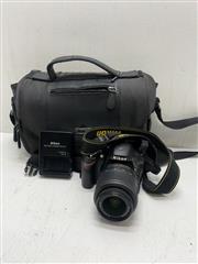 Nikon D3200 Camera with 18-55mm And Carrying Case (Black)
